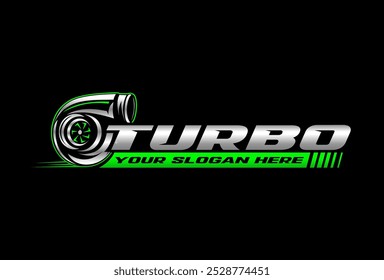 modelo de logotipo automotivo de carro turbo