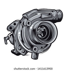 turbo charger car auto part