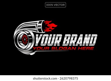  turbo diesel logo template vector illustration