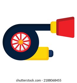 Turbo engine icon. Subtable to place on car parts, car service, etc.