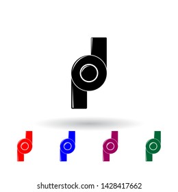 turbo engine multi color icon. Elements of cars service and repair parts set. Simple icon for websites, web design, mobile app, info graphics