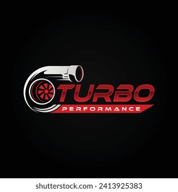 turbo fire performance auto logo. automotive logo design vector