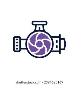 turbo icon. vector dual tone icon for your website, mobile, presentation, and logo design.