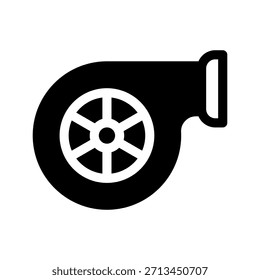 Ilustração de design de símbolo de ícone Turbo