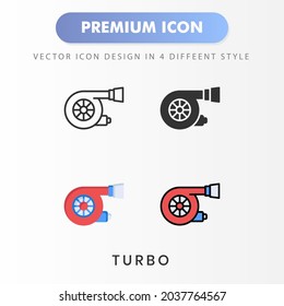 turbo icon for your website design, logo, app, UI. Vector graphics illustration and editable stroke.