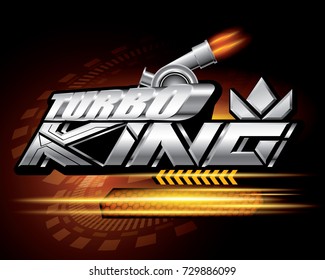 Turbo King concept vector