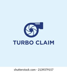 Turbo Lens Logo Design Icon Vector Illustration