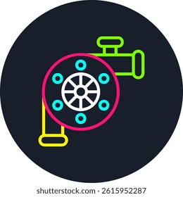 Turbo Line Multi Colour Circle