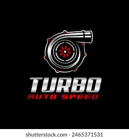 Turbo  logo design automotive racing sport workshop garage, spare part. template