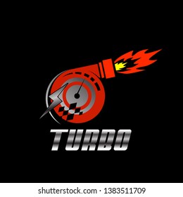 Turbo Logo Icon For Car Speed Modification Team