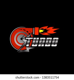 turbo logo icon for car speed modification team