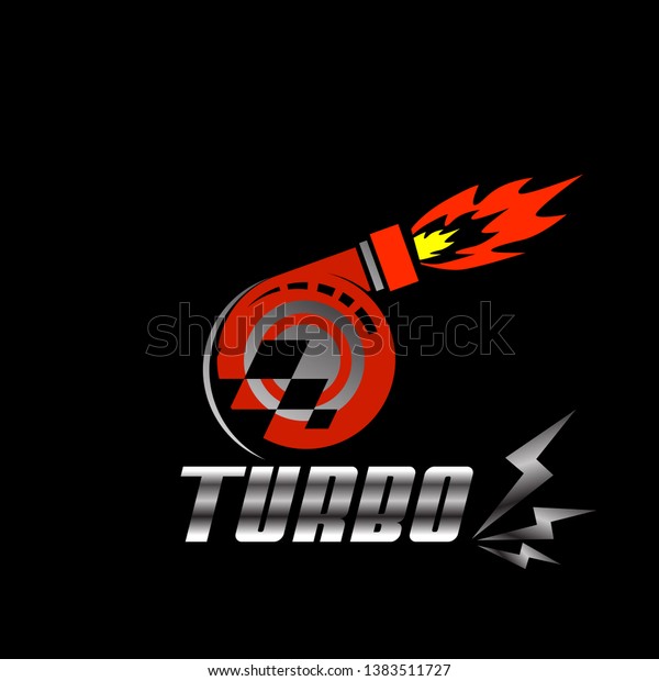 turbo logo icon\
for car speed modification\
team