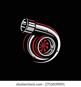 Turbo performance auto logo design template
