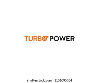 Turbo Power Logo Template. Motor. Wheel. Power. Energy