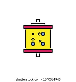 Turbo SEO optimization line colored icon. Teamwork at the idea. Signs and symbols can be used for web, logo, mobile app, UI, UX