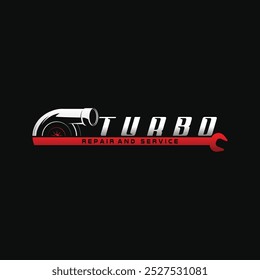 turbo service automotive logo template, perfect logo for automotive companies and enthusiasts.