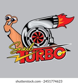 The turbo snail logo vector can be used for additional ornamentation