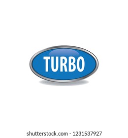 Turbo vector button, web design element