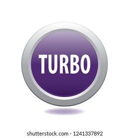 Turbo vector button, web design element