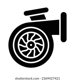 Turbo Vector Glyph Icon For Personal And Commercial Use.
