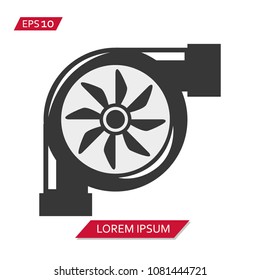 TURBOCHARGER vector icon