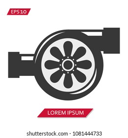 TURBOCHARGER vector icon