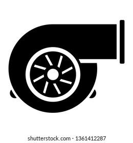 Turbocharger vector icon