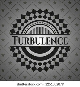 Turbulence black emblem
