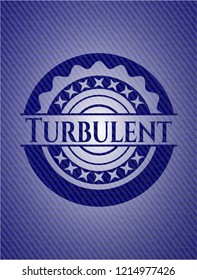 Turbulent with jean texture