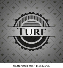 Turf dark icon or emblem