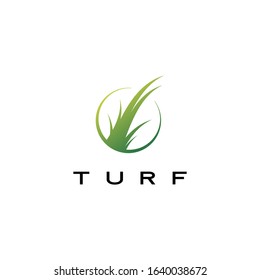 Turf Logo Vector Icon Illustration