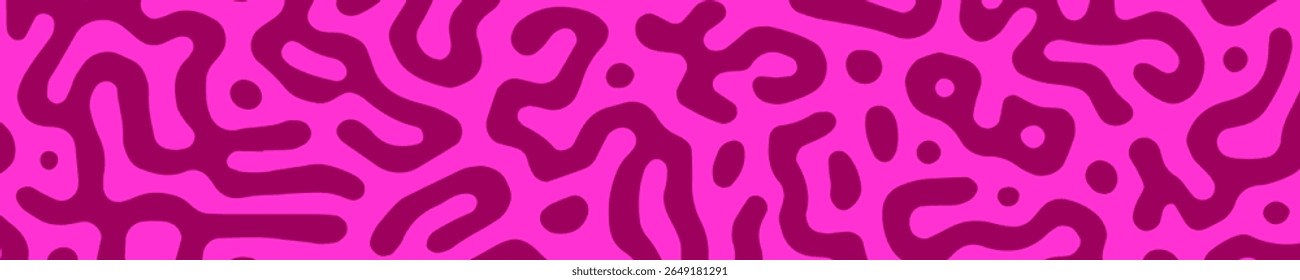 Cor rosa do plano de fundo do vetor orgânico de Turing abstrato