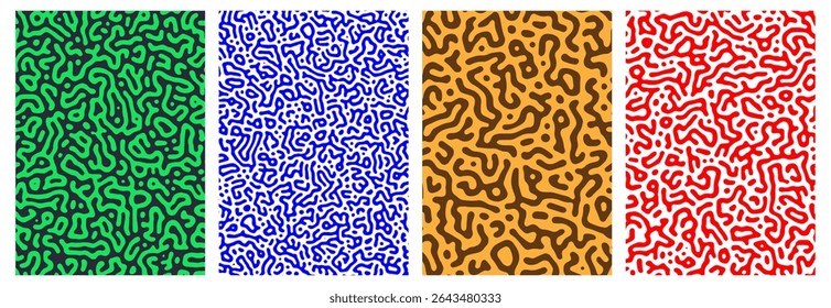 Turing colección de fondo de estilo abstracto colorido