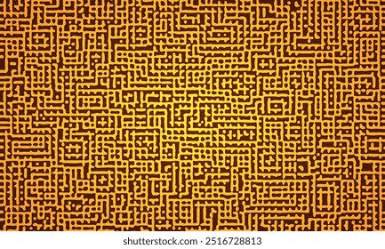 Turing background. Monochrome pattern for cover, banner or poster. Diffusion texture with different random shapes. Vector illustration.