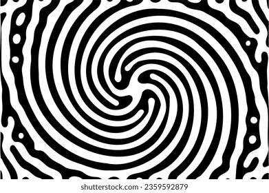 Turing ornament halftone puzzle pattern vector background. turing pattern generative algorithm