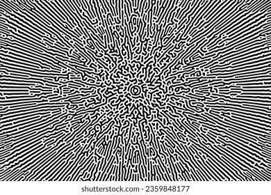 Turing ornament halftone puzzle pattern vector background. grunge retro