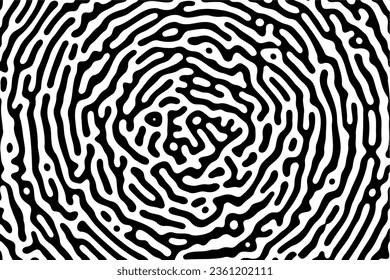 Turing ornament halftone puzzle pattern vector background. tattoo diffuse