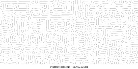 Turing pattern design in outline mode. Abstract background for your business