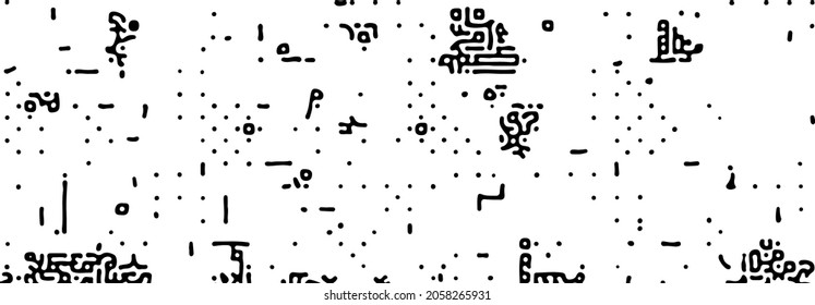 Turing pattern. Reaction-diffusion model. Chemical bases of morphogenesis. Natural patterns, stripes and spots. Monochrome texture. cool modern abstract vector background