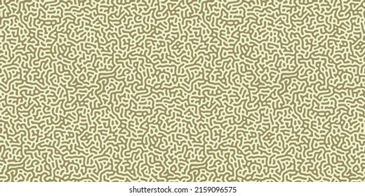 Turing Reaktionsdifussion abstraktes Muster. Organische gerundete Linien Abstrakter Hintergrund in biologischem Muster. Perfekt für Hintergrund, Banner, Flyer, Buchumschlag, Vorlage, Teppich, Innenausstattung.