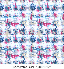 Turing shapes seamless pattern design