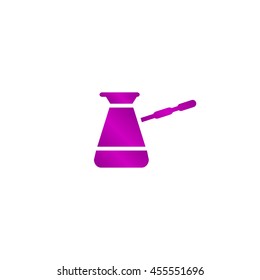 The turk icon. Coffee symbol. Flat design style eps 10