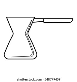 Turk icon. Outline illustration of turk vector icon for web