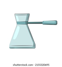 A turk for making coffee. Vector illustration on a white background.