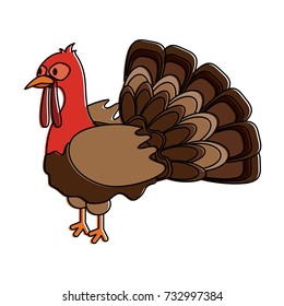 Similar Images, Stock Photos & Vectors of Cute cartoon turkey bird