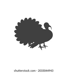 Turkey animal Vector icon design illustration Template