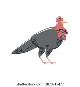 turkey bird animal isolated detailed icon vector illustration