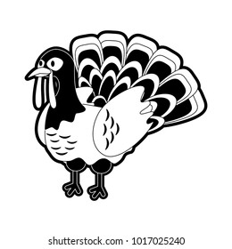 Turkey bird cartoon