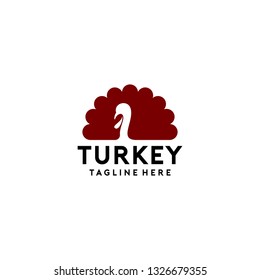 Türkisches Vogellogo-Design