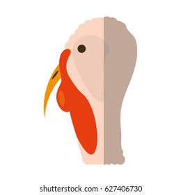 turkey bird thanksgiving icon